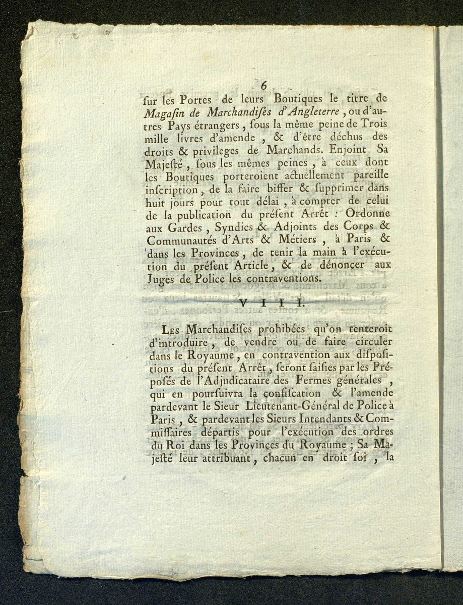 report drawn up by John Holker junior containing suggestions as to how to combat English smuggling