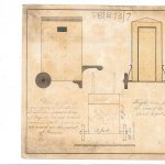 Plan de cabine en usage à Brighton, 1820 (ESRO, DB/B/73/7)