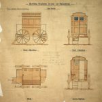 Copie d'un plan de cabine de bain envoyé au Canada en provenance des archives du Brighton Borough Engineer and Surveyor’s department, 1894 (ESRO, DB/D/46/606)