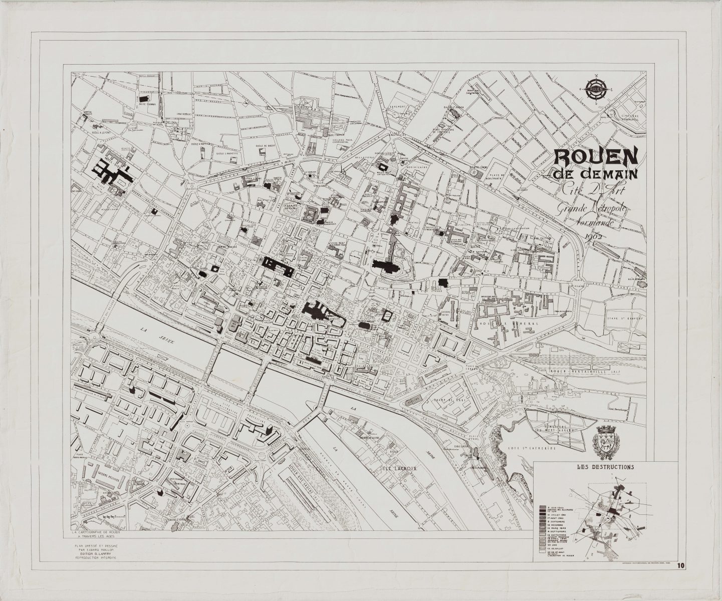 Plans de Rouen