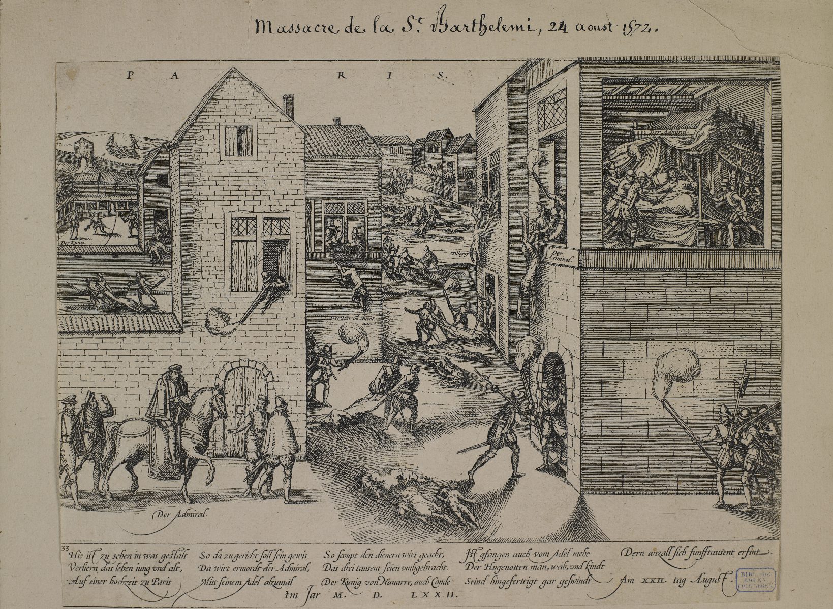 Massacre de la Saint-Barthélemy, 24 août 1572
