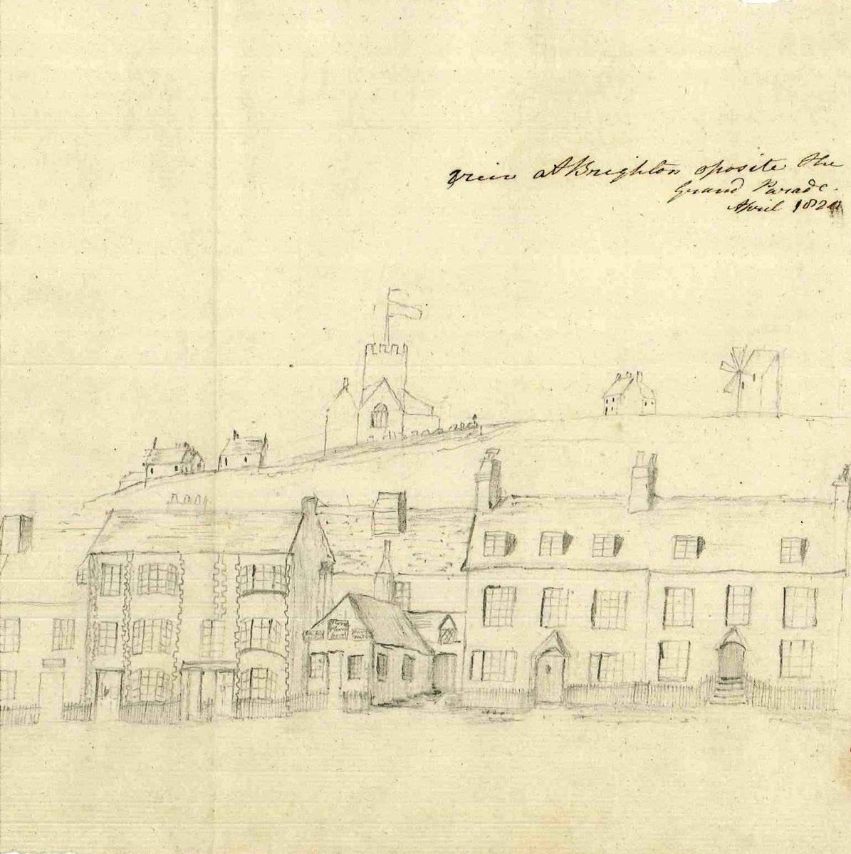 Journal illustré de Frances Sayer lors de sa visite à Brighton en 1818