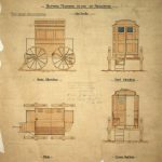 Copy of a plan of a bathing machine which was sent to Canada from the archives of the Brighton Borough Engineer and Surveyor’s department, 1894 (ESRO, DB/D/46/606)