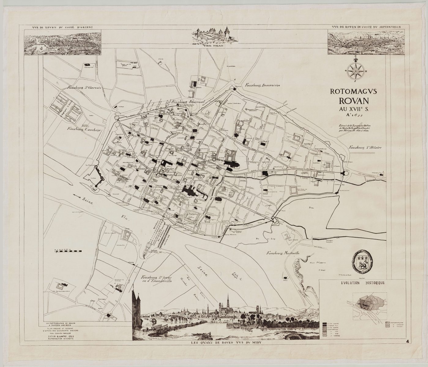 Maps of Rouen