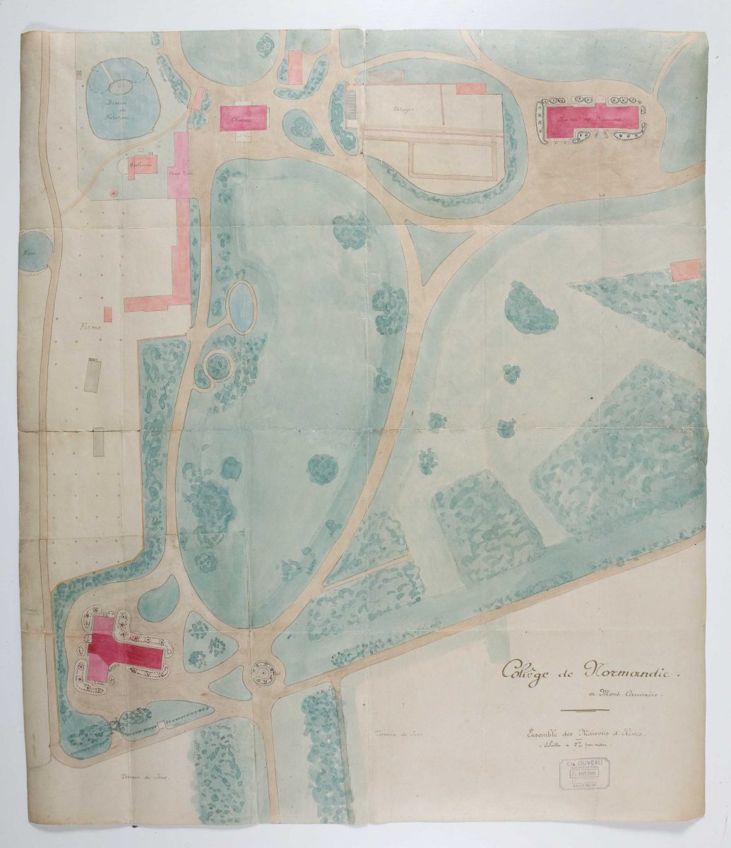 A public school in Mont-Cauvaire: plan of the pupils houses